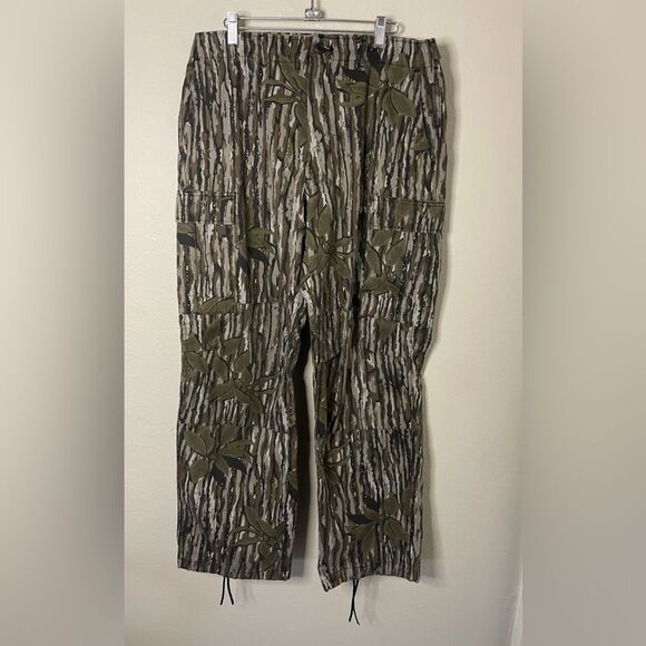 Military Stripe Flower Camo Pants Gung Ho Vintage Size 32 - Picture 1 of 12